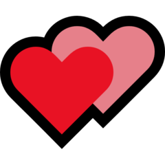 Snapchat Double Hearts Emoji